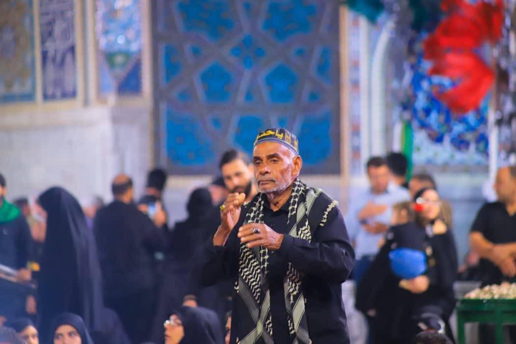 مراسم گرامیداشت شهید امنیت در حرم امام رضا(ع)