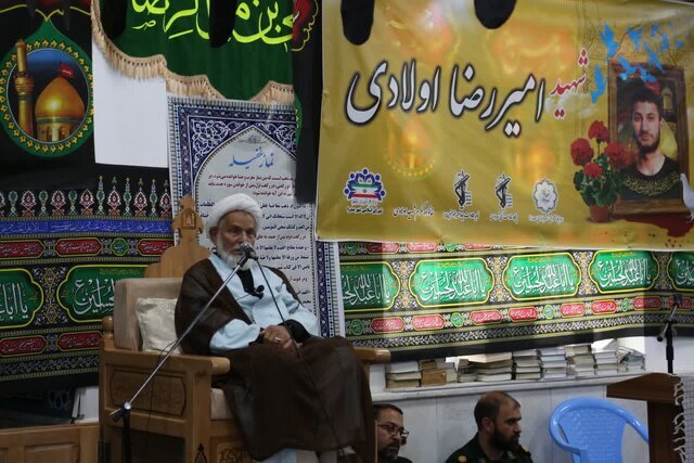 مراسم گرامیداشت سالگرد شهادت امیررضا اولادی در شیراز برگزار شد