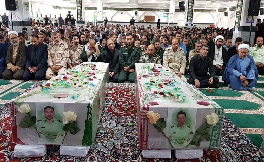 مراسم تشییع شهدای مدافع امنیت آغاز شد