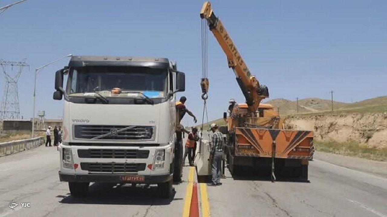 نصب بیش از ۹ کیلومتر نیوجرسی در جاده‌های ارتباطی آذربایجان‌غربی