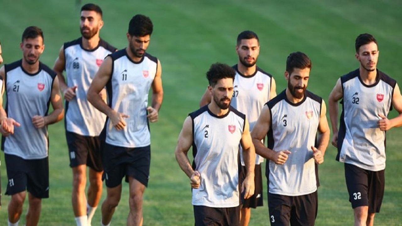 آخرین تمرین پرسپولیس قبل از بازی با النصر