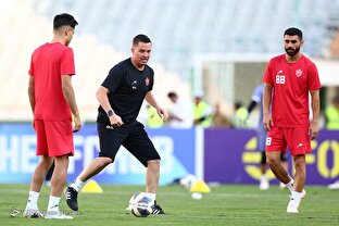 تمرین و نشست خبری تیم فوتبال پرسپولیس پیش از دیدار با النصر عربستان