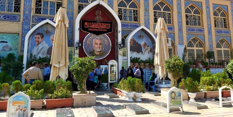 تجلیل از بانوان ایثارگر دفاع مقدس از جوار مزار سردار دلها