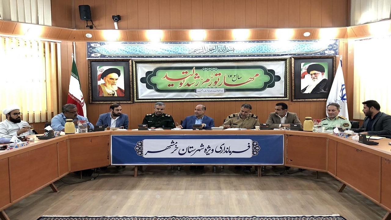 برگزاری نشست هماهنگی با موضوع هفته دفاع مقدس در خرمشهر