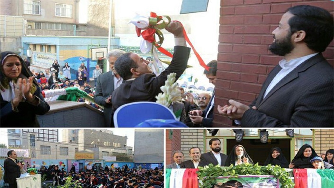 افتتاح کمد تجهیزات دوام مدارس همزمان با نواخته شدن زنگ «شکوفه‌ها»