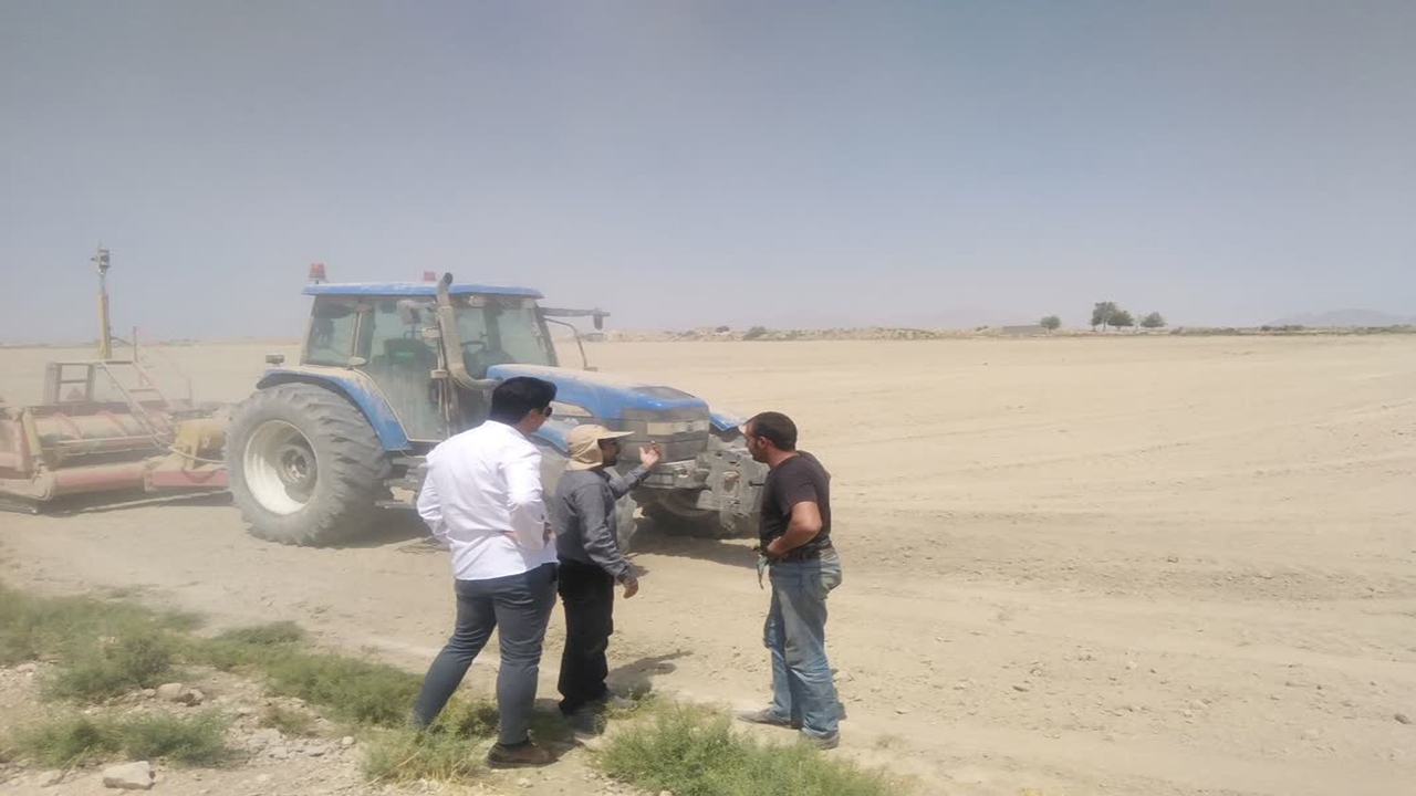 تسطیح اراضی کشاورزی