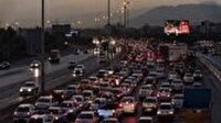 ترافیک نیمه سنگین در آزادراه کرج - تهران