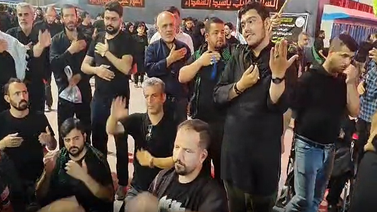 عزاداری ناشنوایان هیئت محبان سیدالشهدا در کربلای معلی