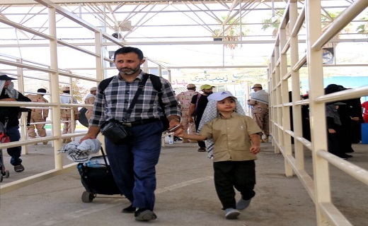 تردد ۳۱۱ هزار زائر اربعین حسینی از مرز مهران+ عکس و فیلم