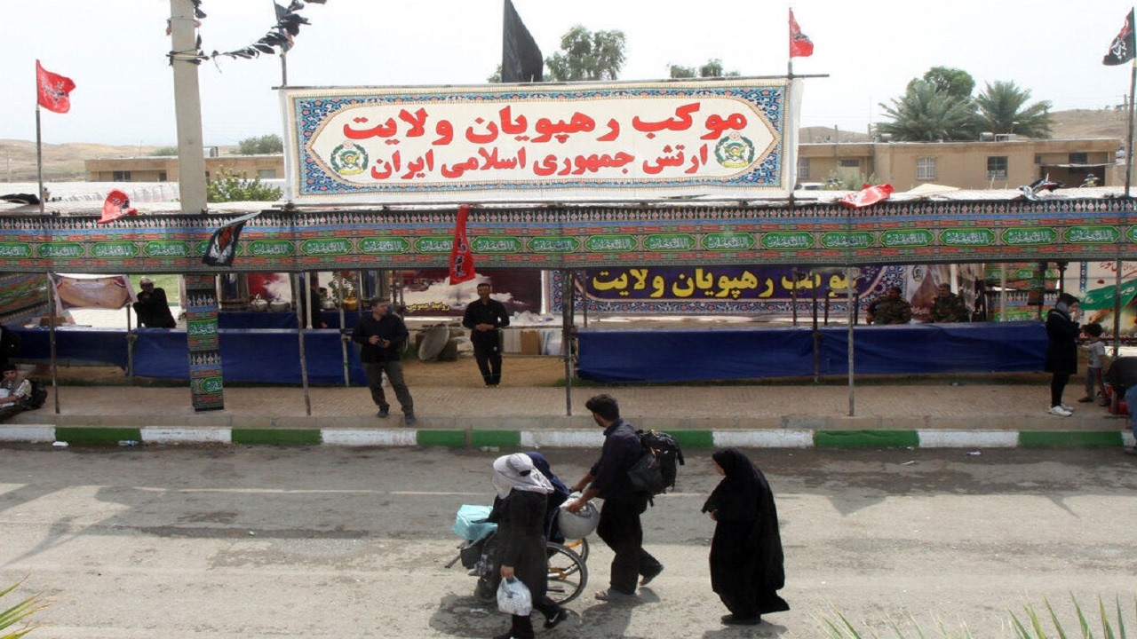 موکب شبانه روزی ارتش جمهوری اسلامی در مرز خسروی برپا شد
