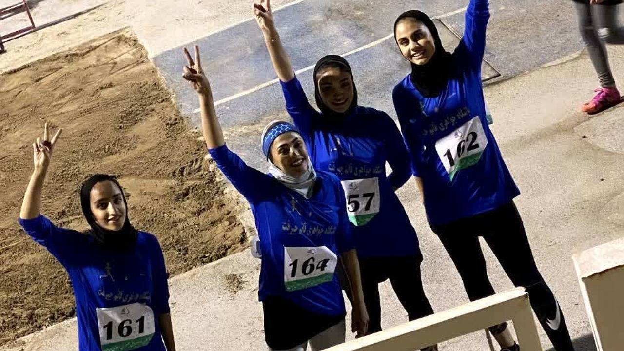 درخشش دختران کرمانی در مسابقات لیگ دو و میدانی باشگاه‌های کشور