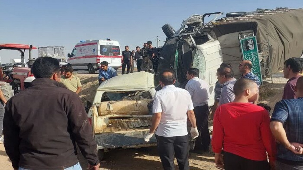سانحه جاده‌ای در کبودرآهنگ جان ۲ نفر را گرفت 