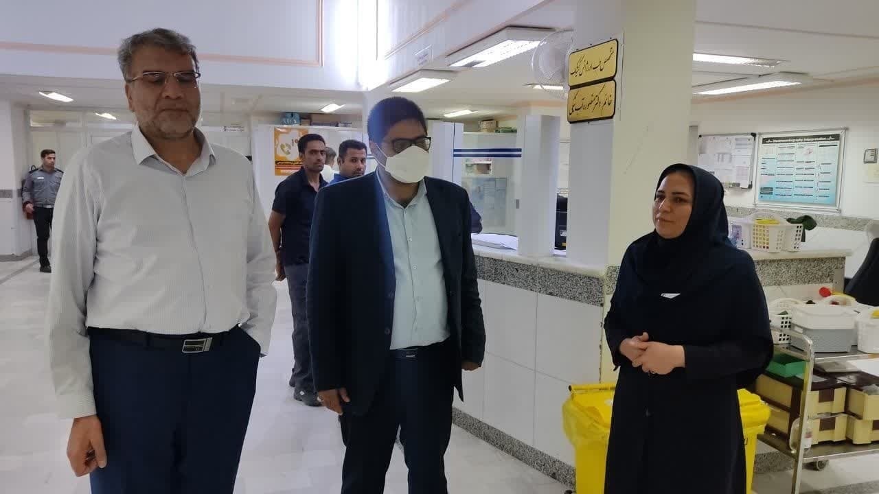 سطح خدمات بیمارستان مهریز بالاتر از استاندارد بیمارستان‌های دولتی