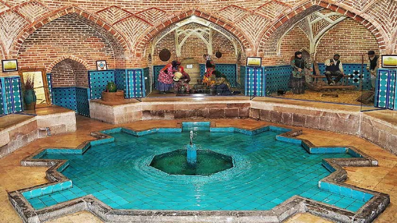 گذری بر حمام تاریخی شاهی قزوین+ فیلم