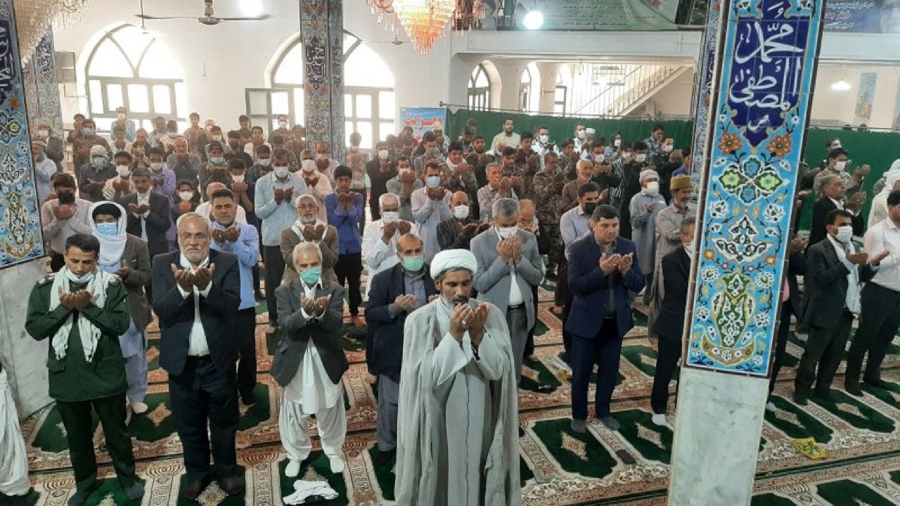 اقامه نماز جمعه در شهرستان هامون از لنز دوربین شهروند خبرنگار