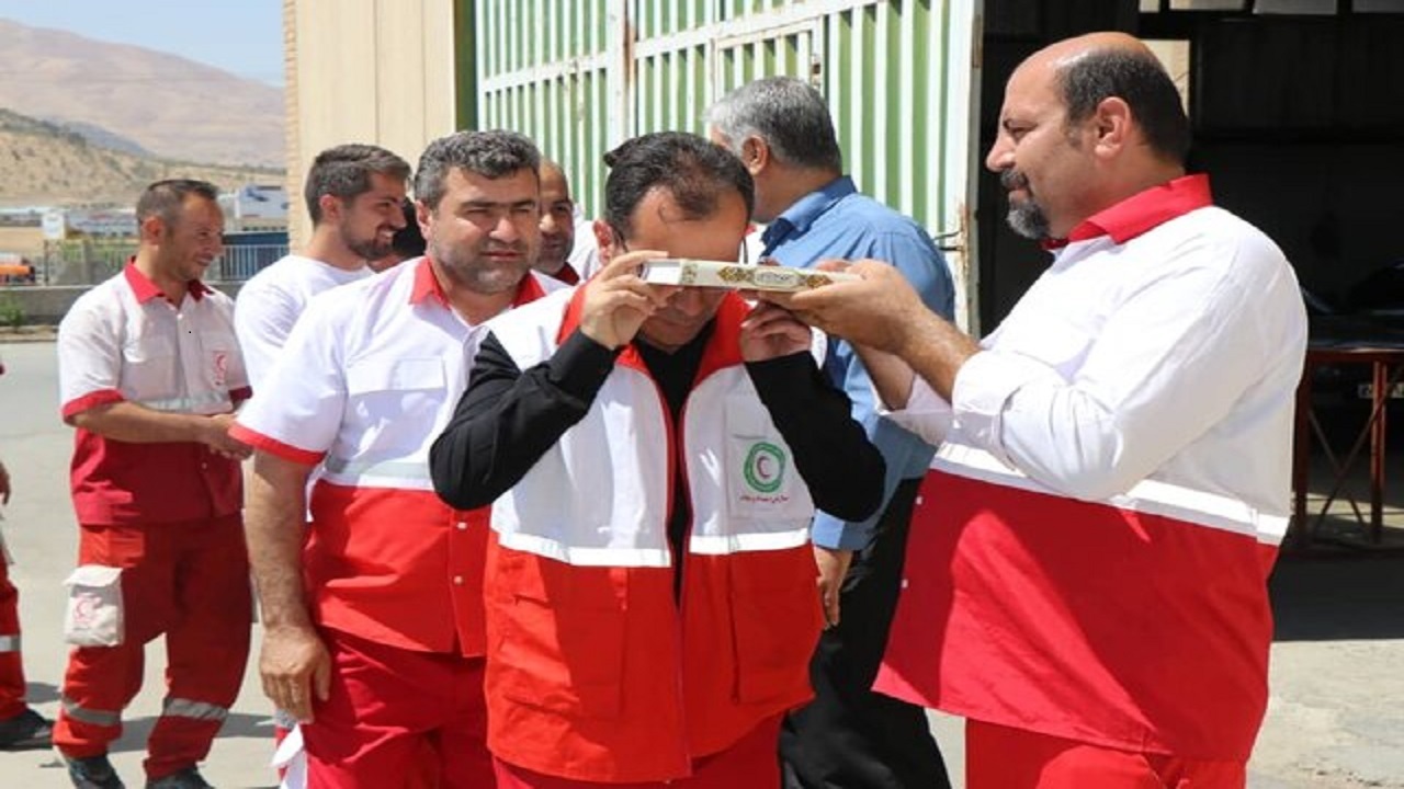 عزیمت امدادگران هلال‌احمر بجنورد برای خدمت به زوّار حسینی