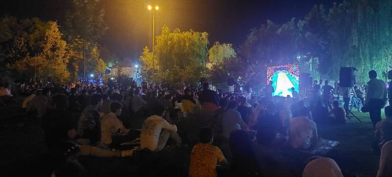 پخش مسابقات ورزشی در بوستان