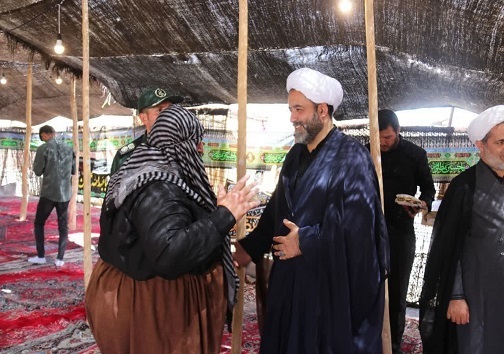 اهل سنت پای کار خدمت به زوار اربعین در تمرچین