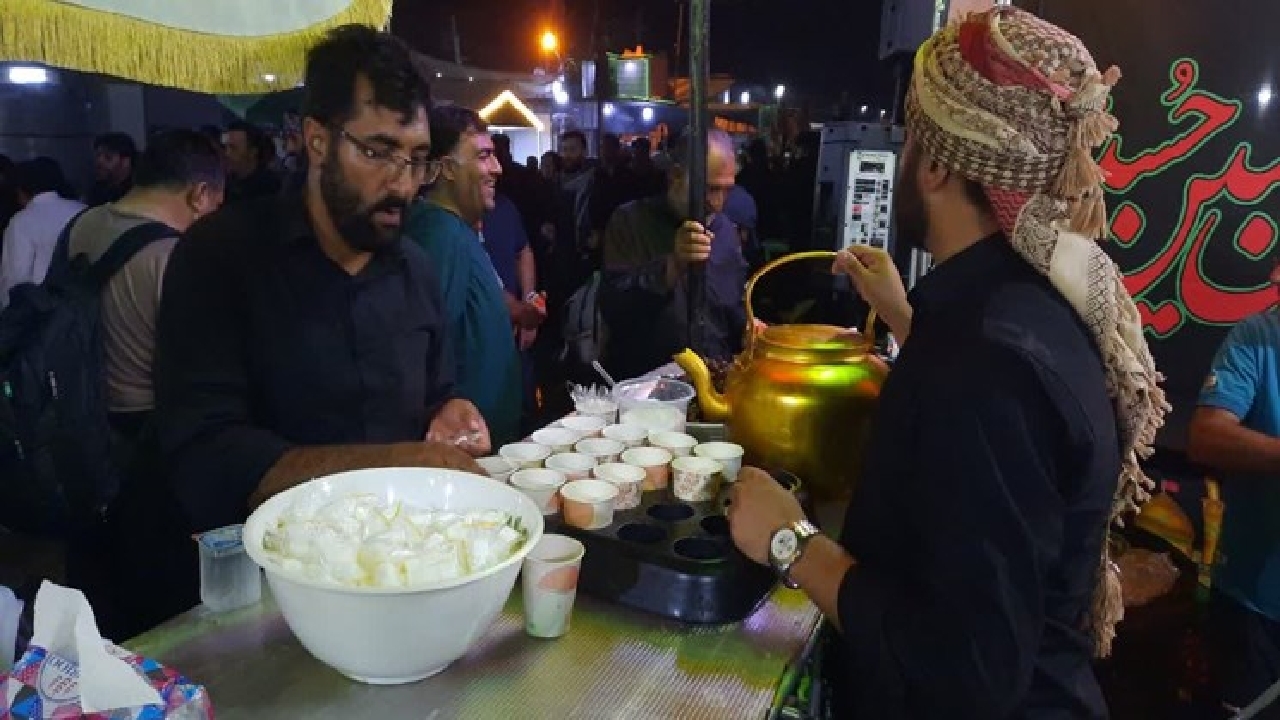 خدمت‌رسانی ۱۳ کانون مساجد از خوزستان به زائران حسینی در عراق