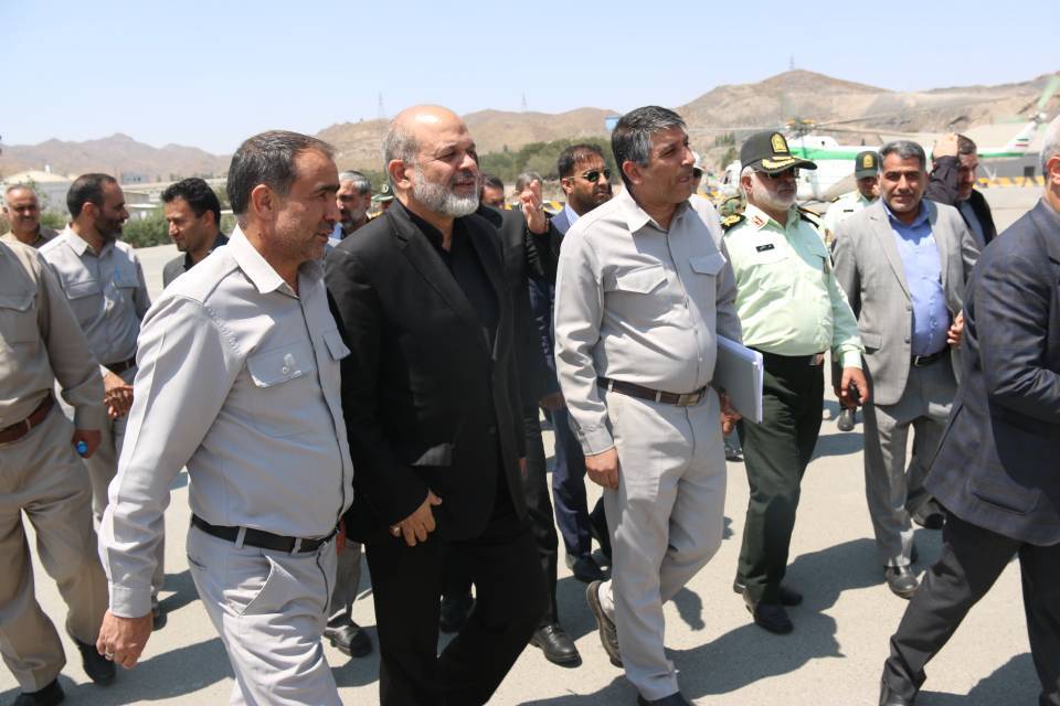 بازدید وزیر کشور از مجتمع عظیم مس سرچشمه رفسنجان