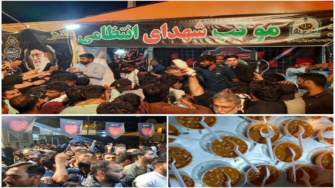 خدمت رسانی به زوار  پاکستانی اباعبدالله‌ الحسین در موکب شهدای انتظامی سیستان و بلوچستان