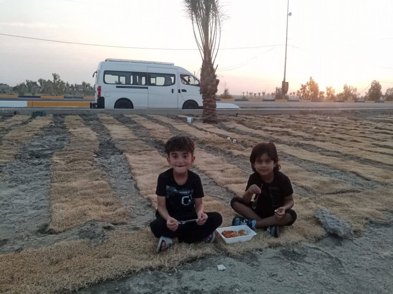 حضور کودکان در مسیر پیاده روی