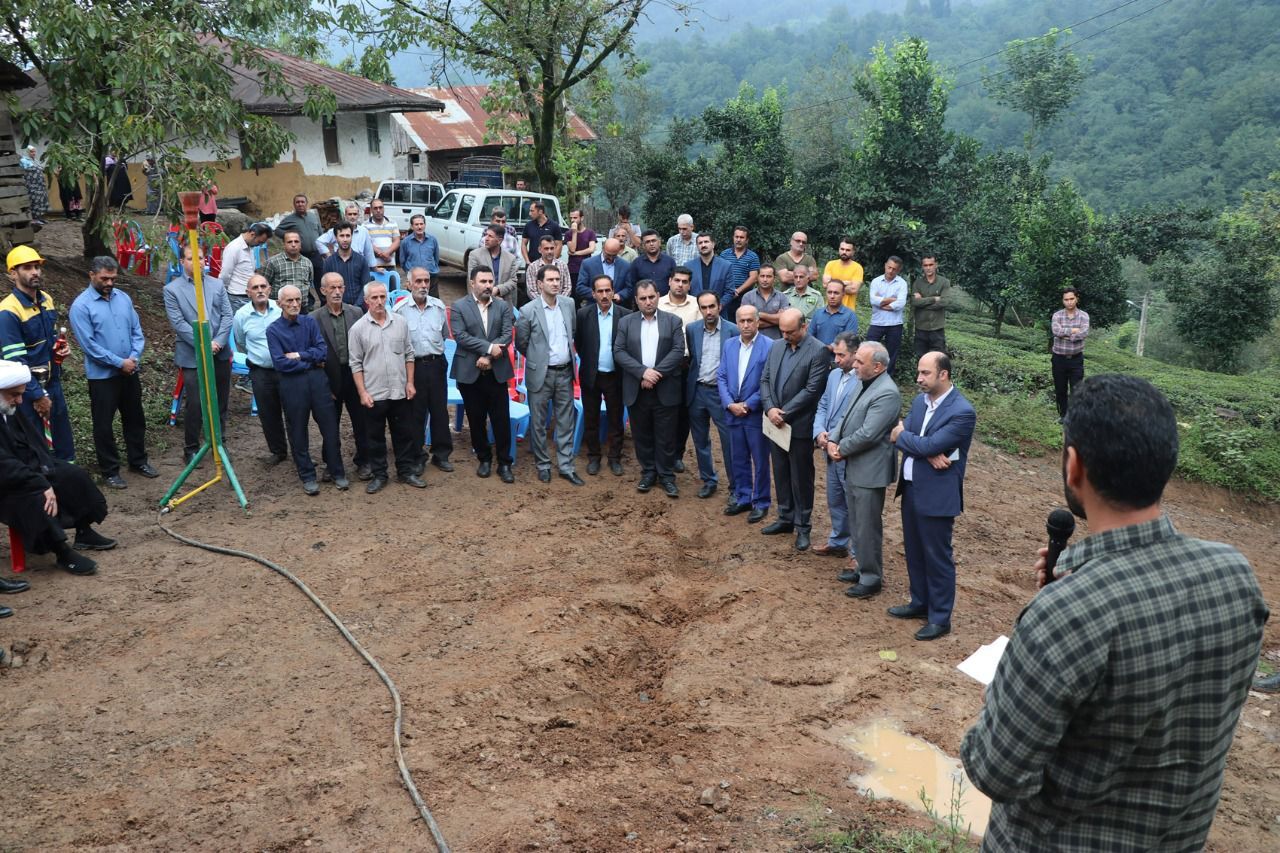 گازرسانی روستای گلستانسرا در املش
