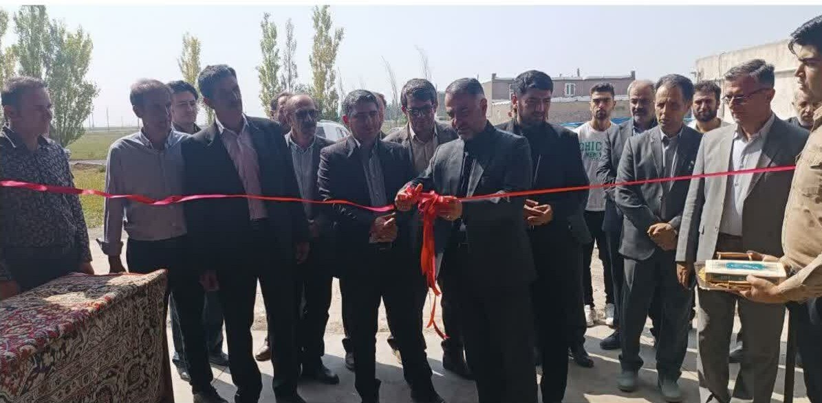 افتتاح ۸ پروژه بخش هیر شهرستان اردبیل