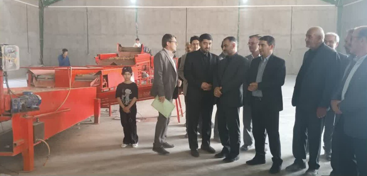 افتتاح ۲ پروژه انبار سرد و سورتینگ در شهرستان اردبیل