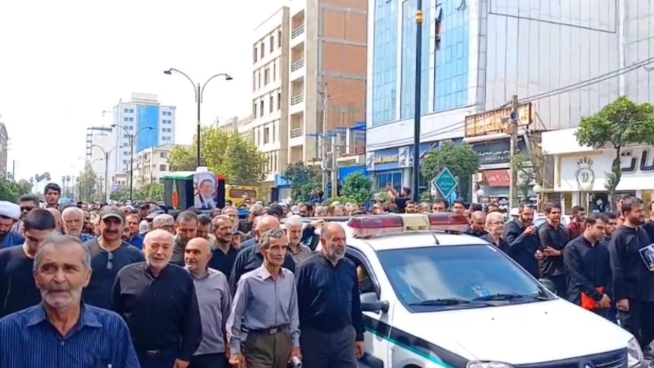 تشییع پیکر حجت الاسلام مؤیدی در بابل + فیلم 