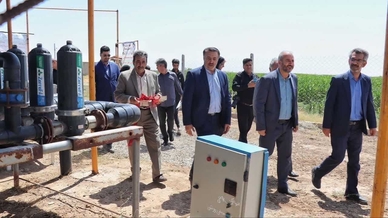 افتتاح دو طرح کشاورزی در شهرستان آبیک