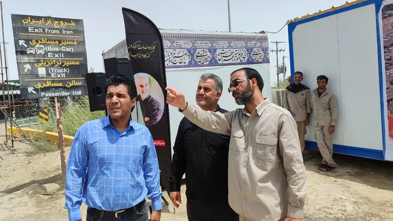 کمک‌رسانی به مواکب و زائران در گذرگاه مرزی ریمدان