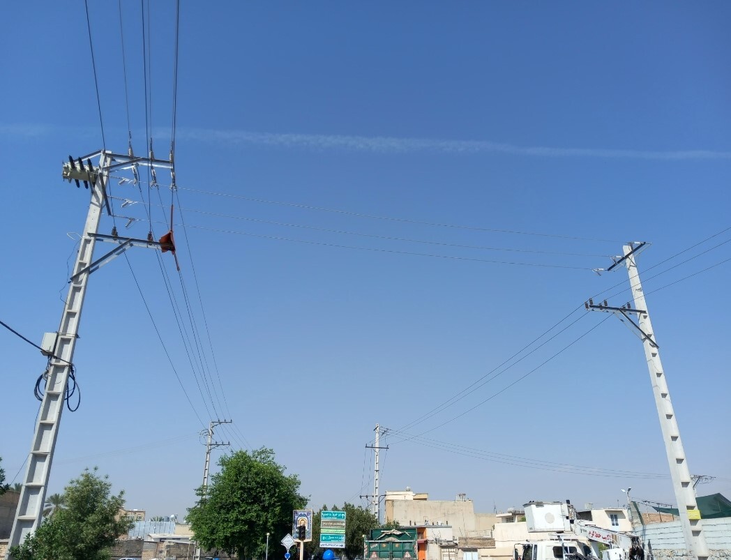 احداث خط جدید ۲۰ کیلو ولت شهرستان جهرم