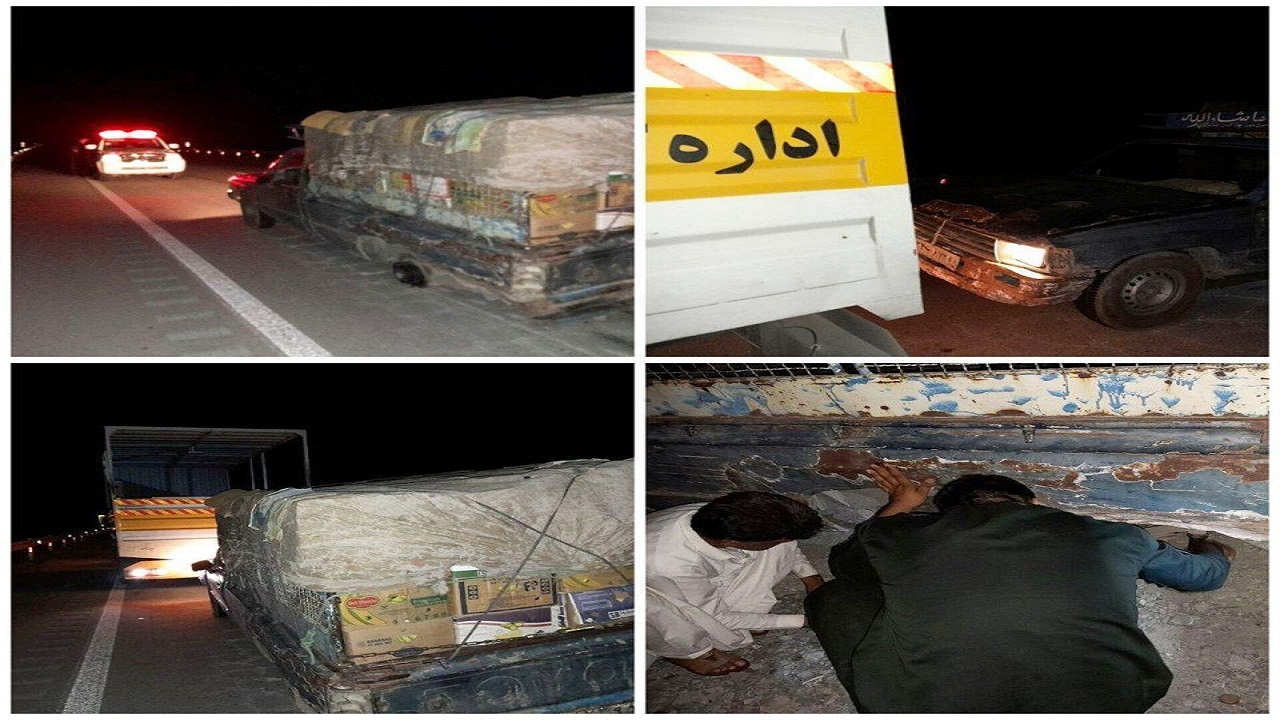 ماموران پلیس  نیکشهر  فرشتگان نجات در محور چابهار-نیکشهر
