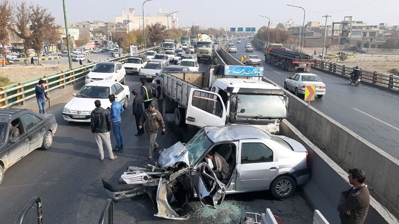 وقوع ۶۱ فقره تصادف خسارتی/ ۱۵ نفر در جاده‌های خراسان رضوی مصدوم شدند
