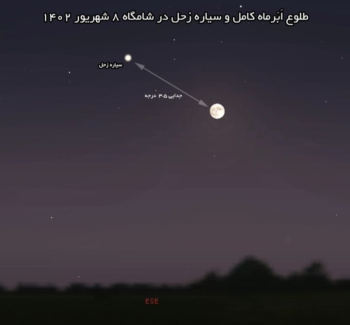 طلوع ابرماه کامل