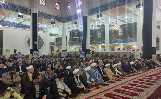 یادواره شهیدان رجایی و باهنر در مصلای رشت
