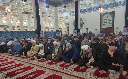 یادواره شهیدان رجایی و باهنر در مصلای رشت