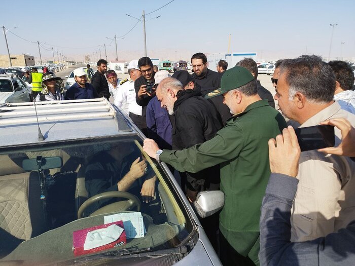 بازدید میدانی وزیر از مهران