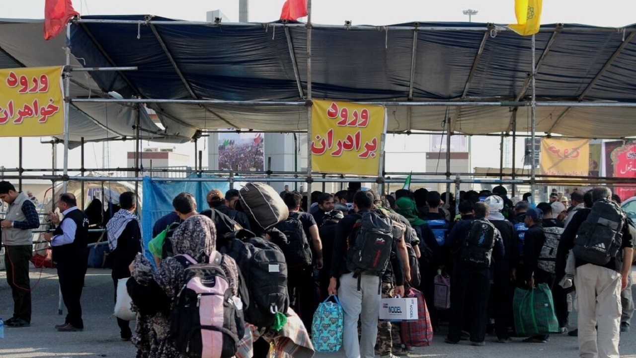 آغاز موج بازگشت زائران اربعین به کشور از مرز مهران + فیلم