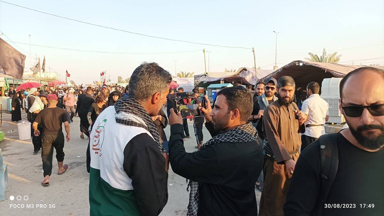 اعزام تیم رسانه ای کانون خدمت رضوی ریگان به کربلای معلا