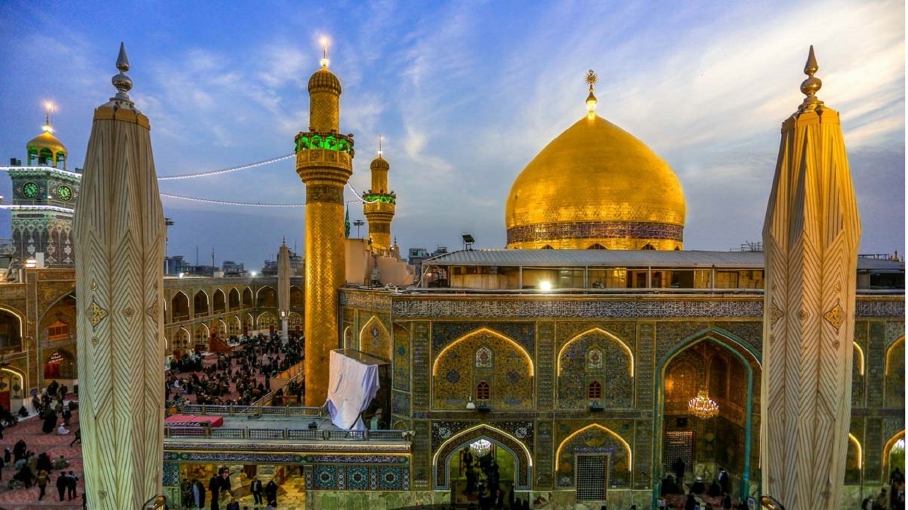 حال و هوای زائران اربعین در حرم امام علی (ع) + فیلم