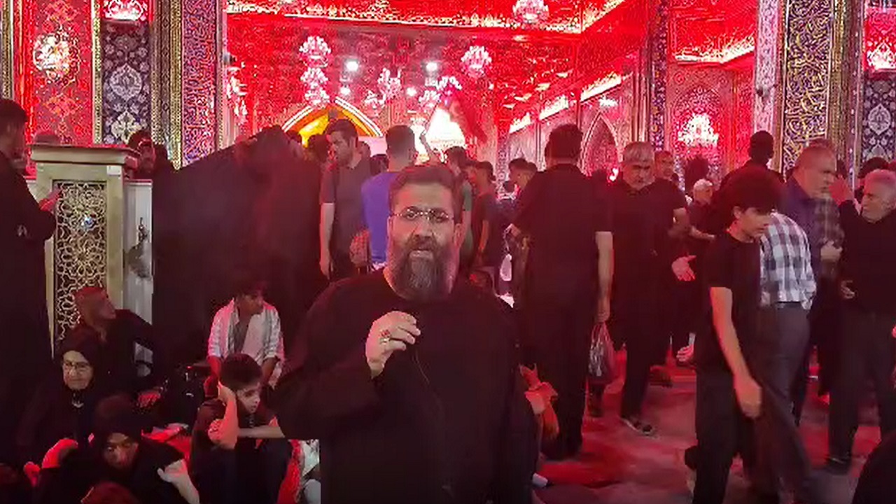مداحی حاج امیر نعیمی به یاد جاماندگان اربعین حسینی + فیلم
