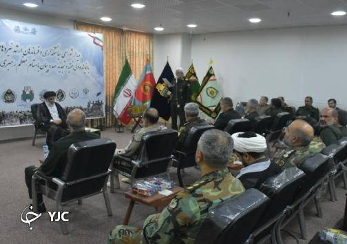 دیدار فرماندهان عالی نیرو&zwnj;های مسلح با نماینده، ولی فقیه در خوزستان