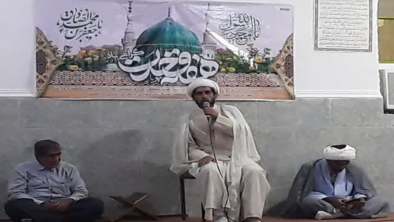 برگزاری همایش بزرگ مسجد کانون وحدت در بندزرک میناب  