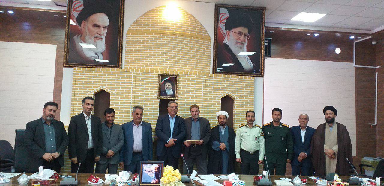 مراسم معارفه بخشدار مرکزی کوهبنان برگزار شد