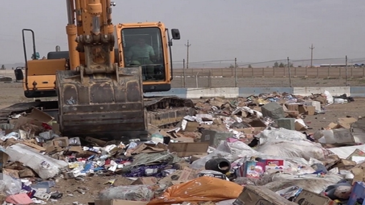 معدوم سازی ۴۸ تن کالای قاچاق در قم
