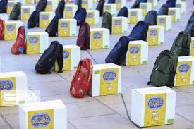 توزیع ۵ هزار بسته لوازم التحریر در بین دانش آموزان نیازمند اردبیلی