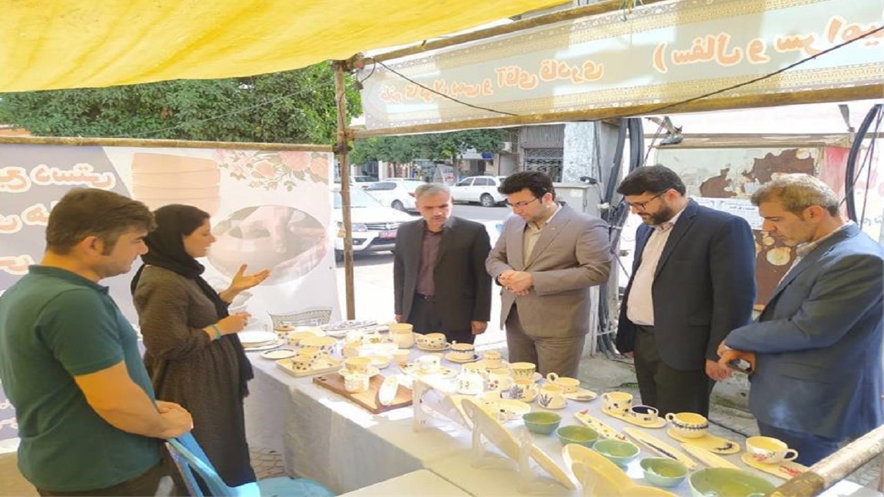 برپایی نمایشگاه صنایع‌ دستی در جویبار