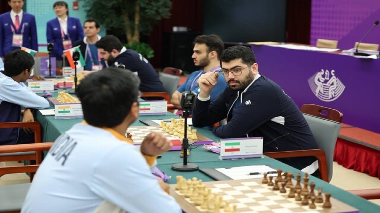 تساوی شطرنج‌بازان در دور پنجم مقابل هند